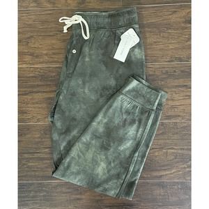 Sun + Stone Men's Large Tie Dye PJ Jogger Drawstring Button Fly 3-Pocket NEW